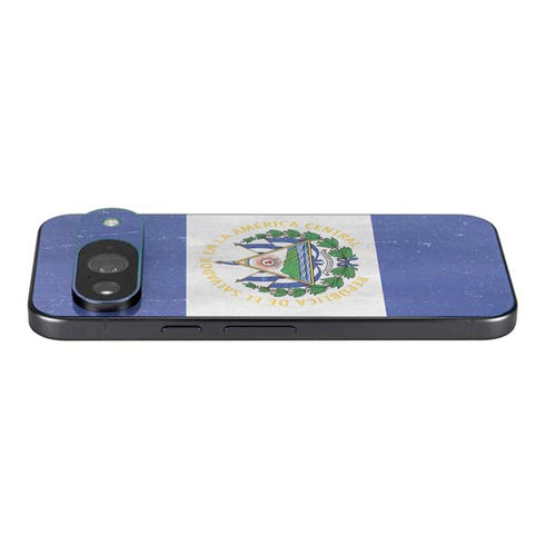 El Salvador Flag Distressed Google Pixel 9 Skin